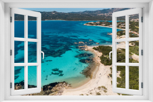 Fototapeta Naklejka Na Ścianę Okno 3D - Spiaggia Capriccioli, Costa Smeralda, Porto Cervo