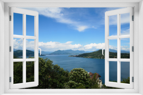 Fototapeta Naklejka Na Ścianę Okno 3D - Lago Maggiore - Vista verso Verbania