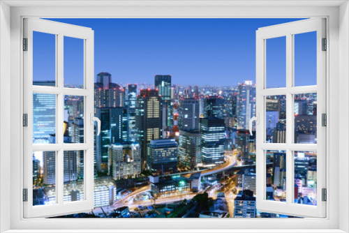 Fototapeta Naklejka Na Ścianę Okno 3D - Osaka Japan