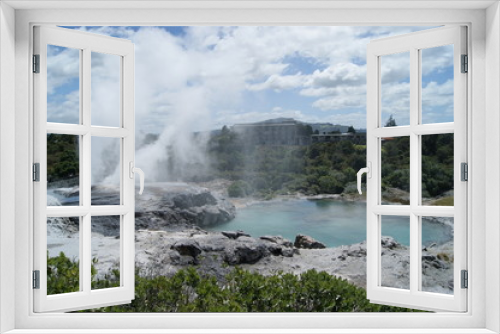 Fototapeta Naklejka Na Ścianę Okno 3D - geyser