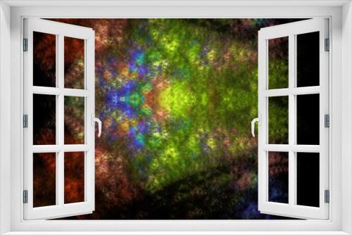 Fototapeta Naklejka Na Ścianę Okno 3D - Imaginatory fractal background generated Image