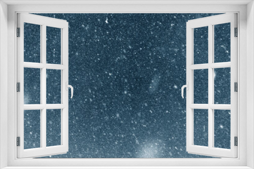 Fototapeta Naklejka Na Ścianę Okno 3D - Snow storm, background for post-processing