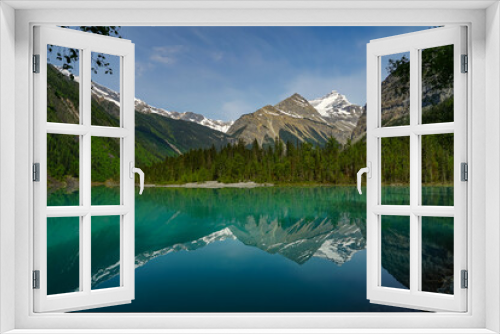 Fototapeta Naklejka Na Ścianę Okno 3D - The lake as a mirror