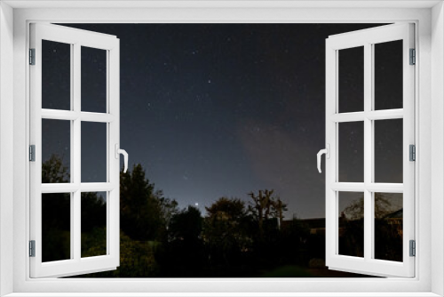 Fototapeta Naklejka Na Ścianę Okno 3D - Starry Sky with The Pleiades and Venus Setting