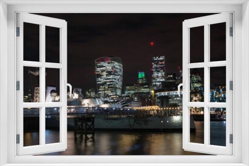 Fototapeta Naklejka Na Ścianę Okno 3D - london by night