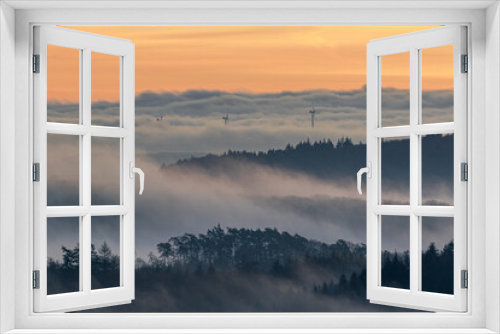 Fototapeta Naklejka Na Ścianę Okno 3D - Mosel, Moselschleife