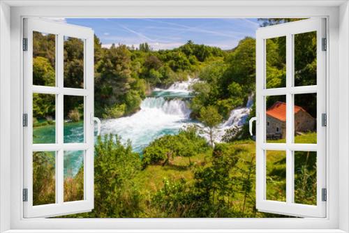 Fototapeta Naklejka Na Ścianę Okno 3D - krka river national park
