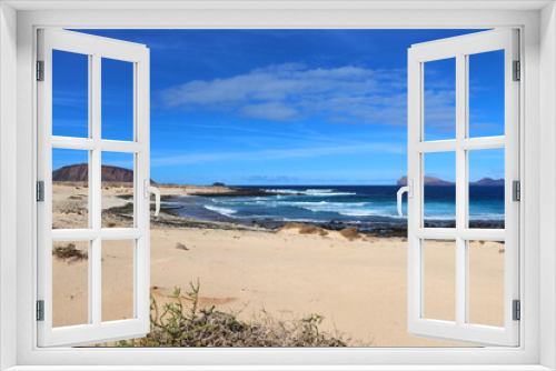 Fototapeta Naklejka Na Ścianę Okno 3D - Paysages La Graciosa Lanzarote Îles Canaries Espagne 