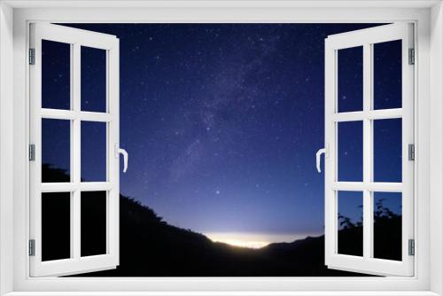 Fototapeta Naklejka Na Ścianę Okno 3D - 太郎兵衛平から見た星空