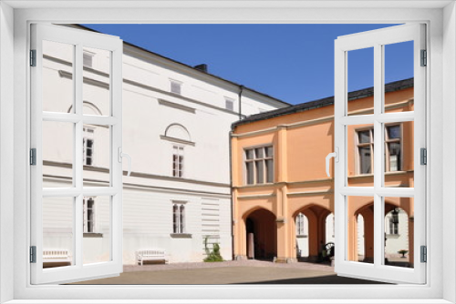Fototapeta Naklejka Na Ścianę Okno 3D - white castle Hradec nad Moravici