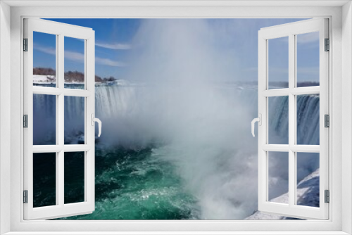 Fototapeta Naklejka Na Ścianę Okno 3D - Niagara Falls Ontario in winter