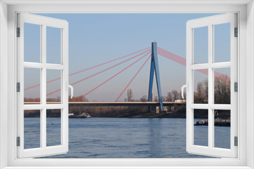 Fototapeta Naklejka Na Ścianę Okno 3D - Salierbrücke Speyer