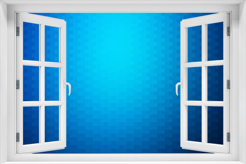 Fototapeta Naklejka Na Ścianę Okno 3D - Dark BLUE vector texture in rectangular style.