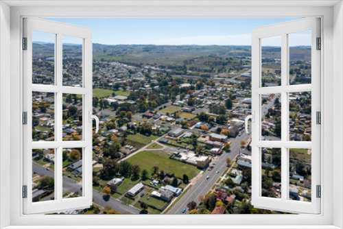 drone town Blayney aerial New South Wales.