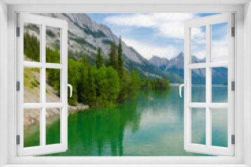 Fototapeta Naklejka Na Ścianę Okno 3D - Mountain Lake