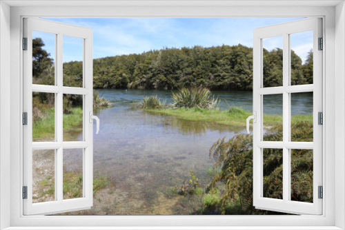 Fototapeta Naklejka Na Ścianę Okno 3D - Waiau River / Waiau River /