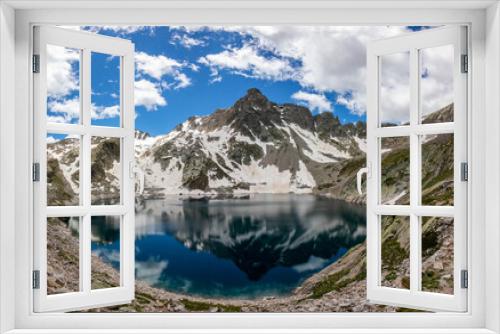 Fototapeta Naklejka Na Ścianę Okno 3D - lago alpino