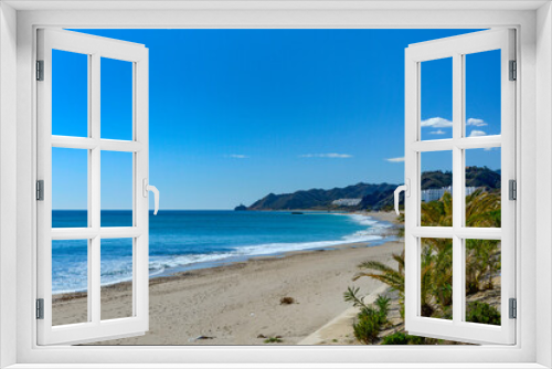 Fototapeta Naklejka Na Ścianę Okno 3D - View of Mojacar Beach, Mojacar, Almeria, Andalusia, Spain
