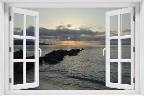Fototapeta Naklejka Na Ścianę Okno 3D - Alcudia Sunrise - Sandy beach - Mediterraneansea -Mallorcalovers