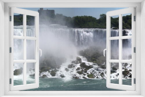 Fototapeta Naklejka Na Ścianę Okno 3D - Niagara Falls Panoramic