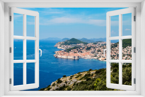 Fototapeta Naklejka Na Ścianę Okno 3D - Croatia, Gorgeous view over old town of Dubrovnik