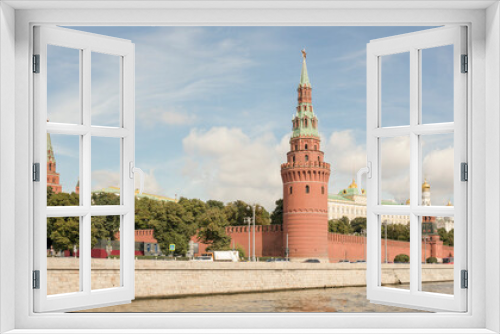 View of the Kremlin from the Moskva River by Kremlin embankment