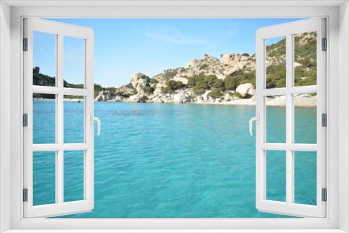 Fototapeta Naklejka Na Ścianę Okno 3D - Parco Nazionale Arcipelago di La Maddalena. Paesaggio marino, isola Spargi, Cala Corsara