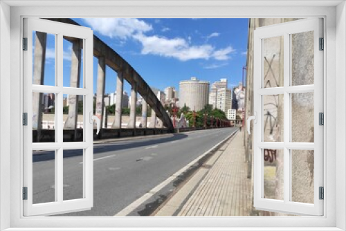 Fototapeta Naklejka Na Ścianę Okno 3D - Side viaduct
