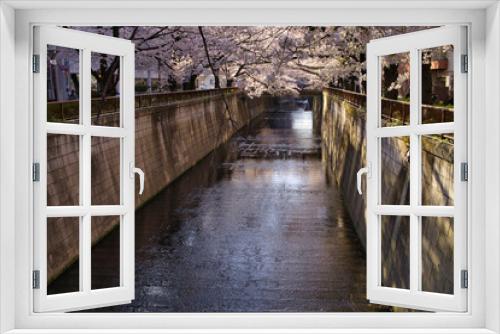 Fototapeta Naklejka Na Ścianę Okno 3D - 桜の名所目黒川　東京　日本