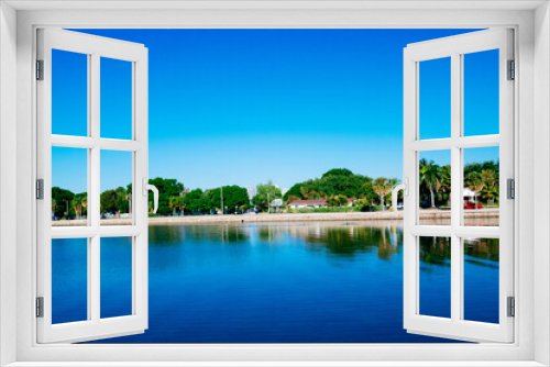 Fototapeta Naklejka Na Ścianę Okno 3D - Morning landscape of Tampa Bay beach