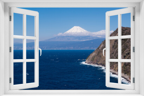 Fototapeta Naklejka Na Ścianę Okno 3D - Monte Fuji.