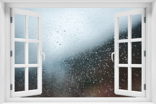 Fototapeta Naklejka Na Ścianę Okno 3D - pioggia vetro meteo brutto tempo 