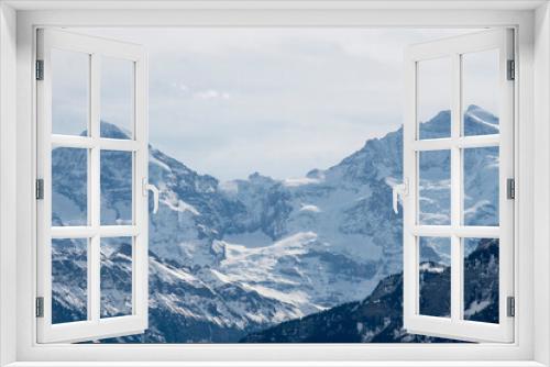 Fototapeta Naklejka Na Ścianę Okno 3D - Jungfraujoch