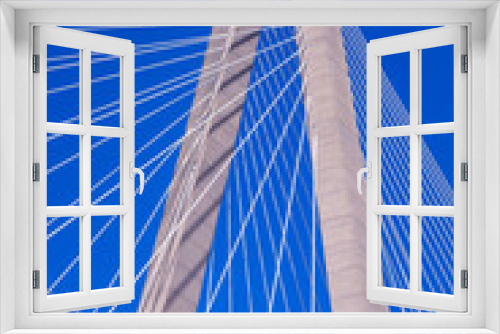Fototapeta Naklejka Na Ścianę Okno 3D - Arthur Ravenel Jr. Bridge in Charleston, South Carolina