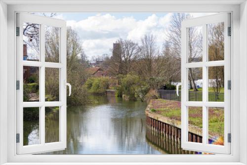 Fototapeta Naklejka Na Ścianę Okno 3D - The River Wensum in Norwich, Norfolk
