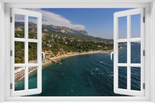 Fototapeta Naklejka Na Ścianę Okno 3D - Summer Crimea. Simeiz village. Beautiful places. The Black Sea. Travel to the Crimea.