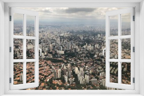 Fototapeta Naklejka Na Ścianę Okno 3D - Aerial view of the city of São Paulo