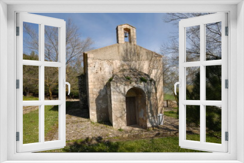 Fototapeta Naklejka Na Ścianę Okno 3D - Chiesa campestre, Sardegna