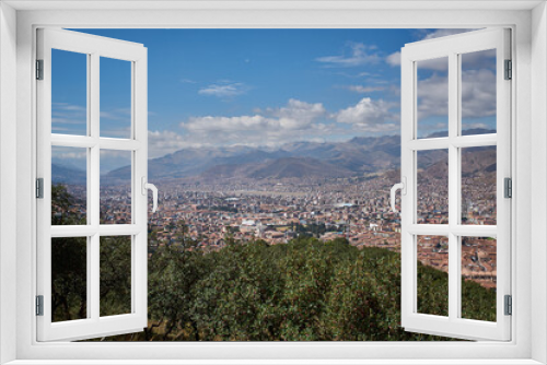 Vista de la ciudad del Cusco desde Sacsayhuaman.