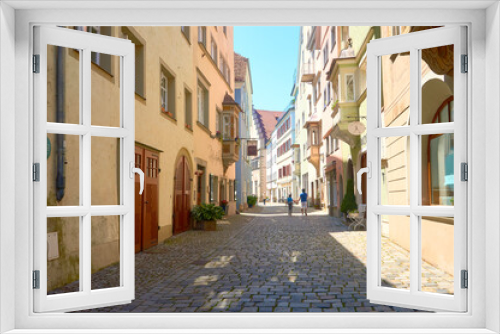 Fototapeta Naklejka Na Ścianę Okno 3D - Street in Lindau, Bavaria