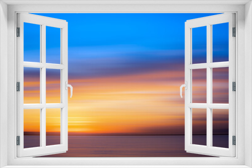 Fototapeta Naklejka Na Ścianę Okno 3D - Life is color. Sunset over the sea