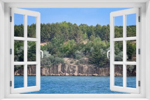 Fototapeta Naklejka Na Ścianę Okno 3D - Blick zum Altdöberner See in Brandenburg