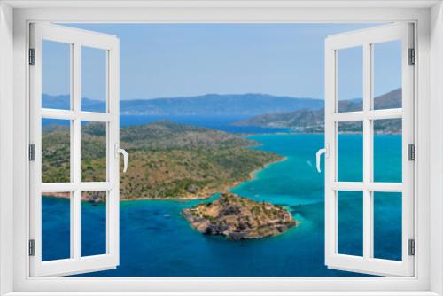 Fototapeta Naklejka Na Ścianę Okno 3D - Island of Spinalonga, Crete, Greece