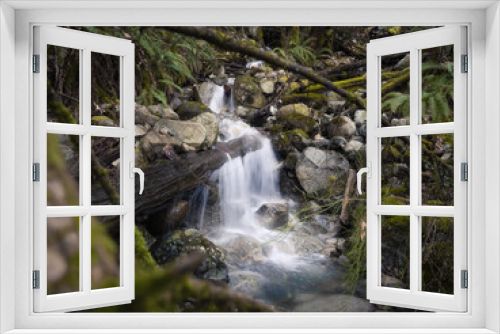Fototapeta Naklejka Na Ścianę Okno 3D - Small Waterfall