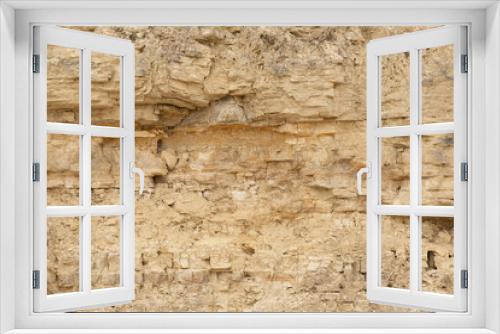 Fototapeta Naklejka Na Ścianę Okno 3D - Kalksteinfelsen