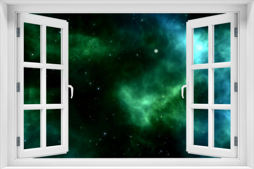 Fototapeta Naklejka Na Ścianę Okno 3D - Deep Space - Colorful Abstract image