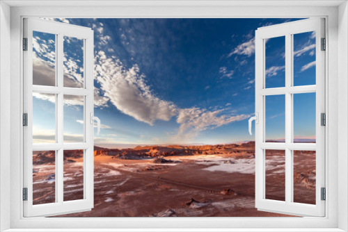 Fototapeta Naklejka Na Ścianę Okno 3D - Moon Valley, Valle de la Luna, Atacama desert, Chile