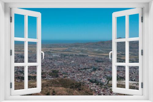 Fototapeta Naklejka Na Ścianę Okno 3D - Pastoral landscape outside View of the colorful old buildings of tetouan (Northern Morocco) in historical center of the city.
