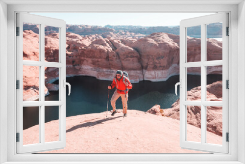 Fototapeta Naklejka Na Ścianę Okno 3D - Hike in Utah