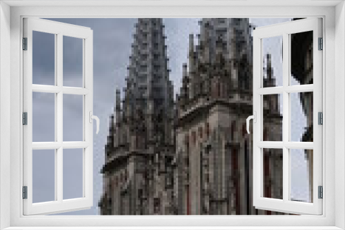 Fototapeta Naklejka Na Ścianę Okno 3D - City architecture